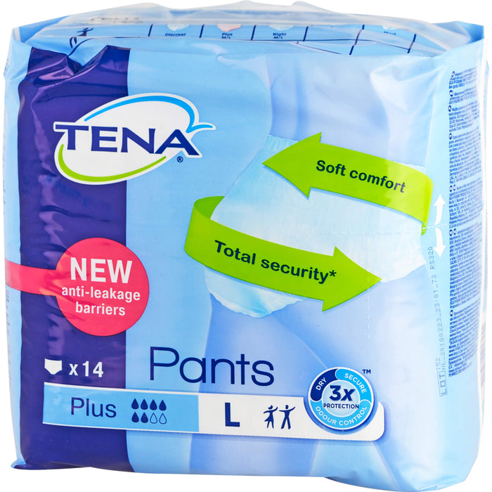 TENA Pants Plus L bei Inkontinenz, 14 pc Pantalons à couches