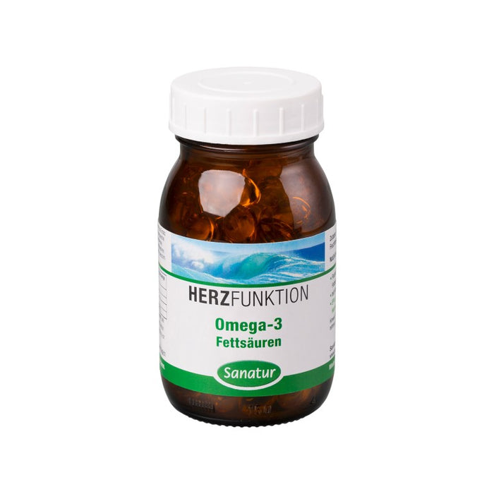 Sanatur Omega-3 Fettsäuren Fischöl-Konzentrat, 120 pc Capsules