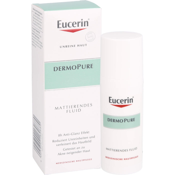 Eucerin DERMOPURE Mattierendes Fluid, 50 ml Lösung