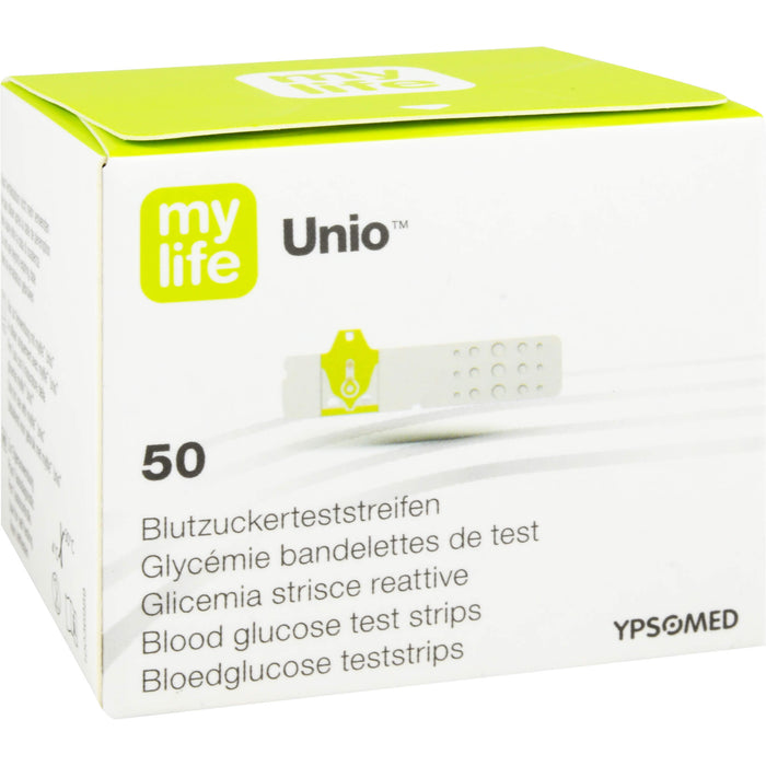 Mylife Unio PriSoMa Blutzucker Teststreifen, 50 St TTR