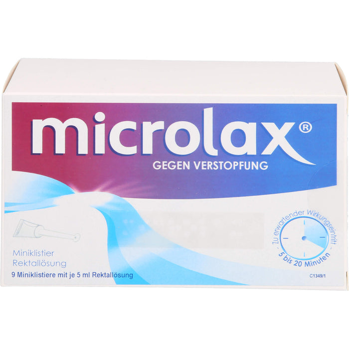 microlax Rektallösung Reimport Pharma Gerke, 9 pcs. Enemas