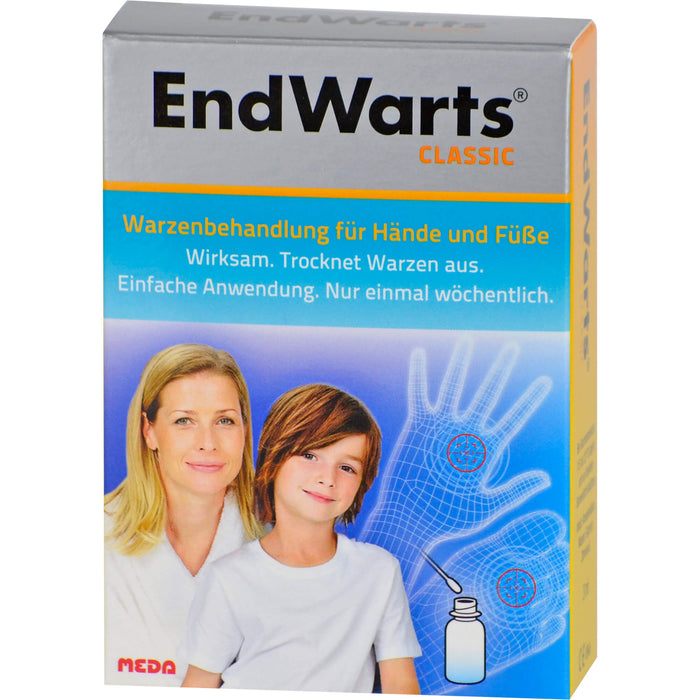 EndWarts classic Warzenbehandlung für Hände und Füße Lösung, 3 ml Solution