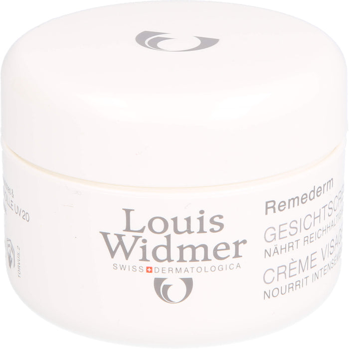 Louis Widmer Remederm Gesichtscreme UV 20, 50 ml Cream