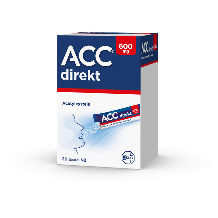 ACC direkt 600 mg Pulver, 20 pcs. Sachets