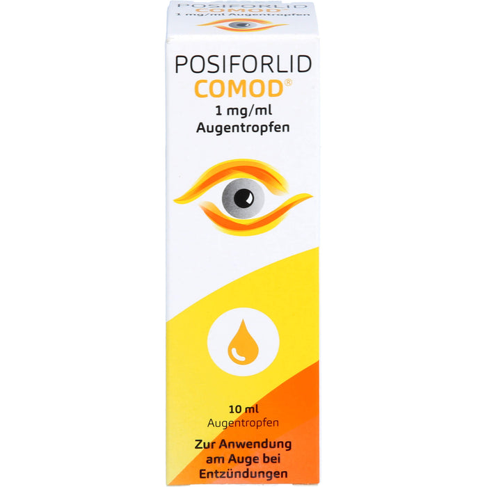 POSIFORLID COMOD Augentropfen bei Entzündungen am Auge, 10 ml Solution