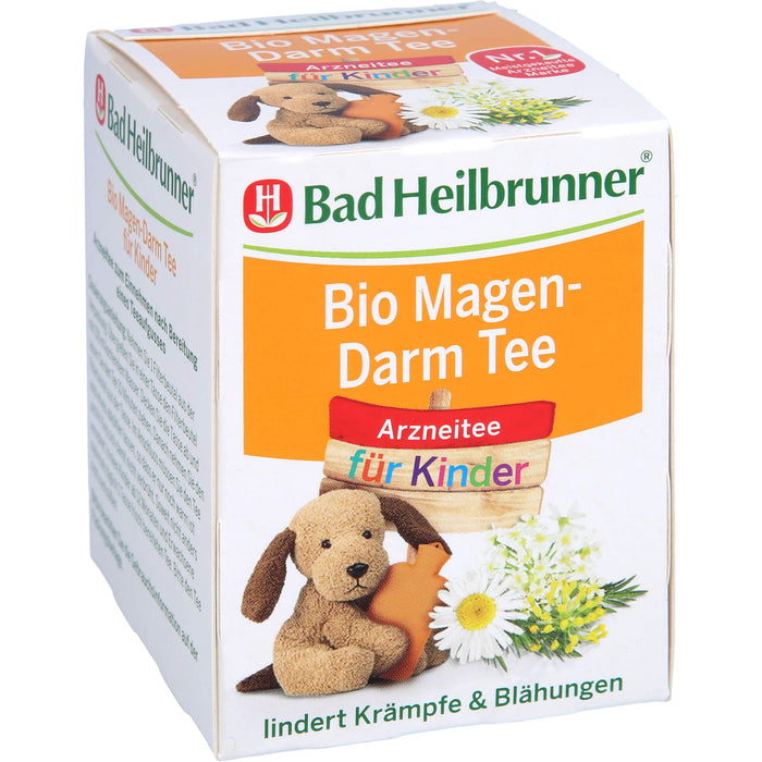 Bad Heilbrunner Bio Kinder Magen-Darm Tee, 8X1.8 g FBE