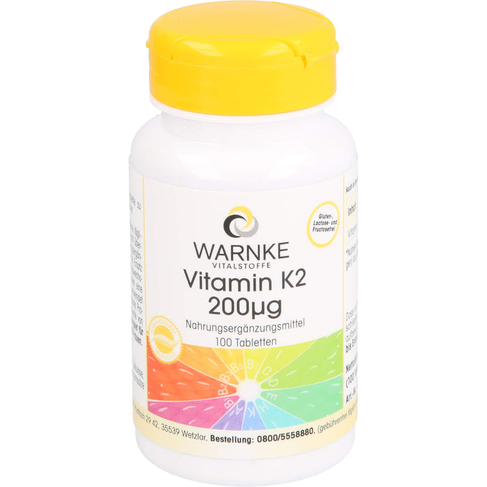 WARNKE Vitamin K2 200 µg Tabletten, 100 pcs. Tablets