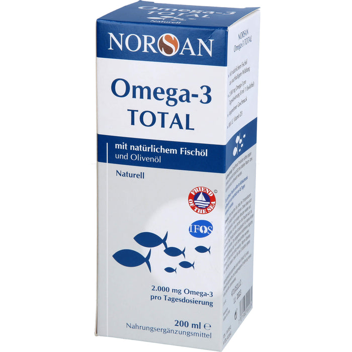 NORSAN Omega-3 Total Naturell Lösung, 200 ml Solution