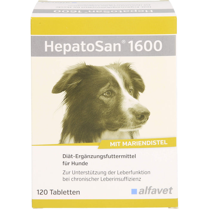 HEPATOSAN 1600 Ergänzungsfutterm. f.Hunde/Katzen, 120 St TAB