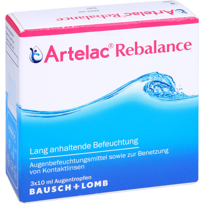 Artelac Rebalance Augentropfen lang anhaltende Befeuchtung, 30 ml Solution