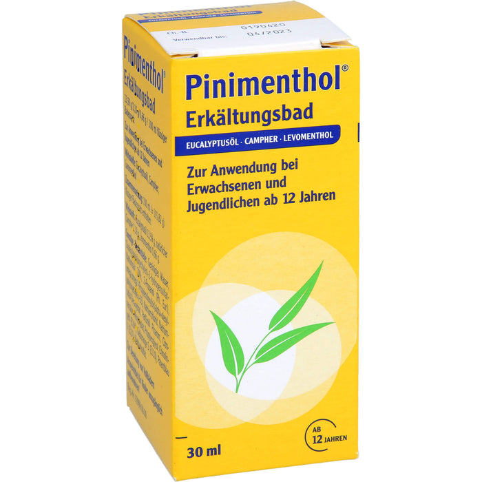 Pinimenthol Erkältungsbad, 30 ml Lösung