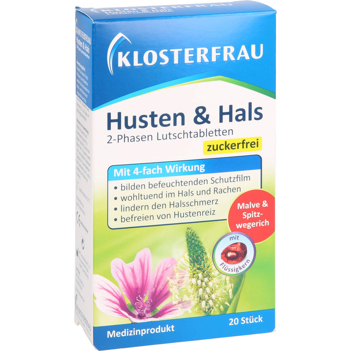 Klosterfrau Husten & Hals, 20 St. Tabletten