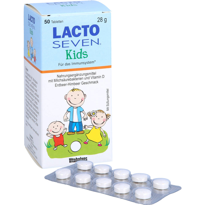 Lacto Seven Kids Kautabletten für das Immunsystem, 50 pcs. Tablets