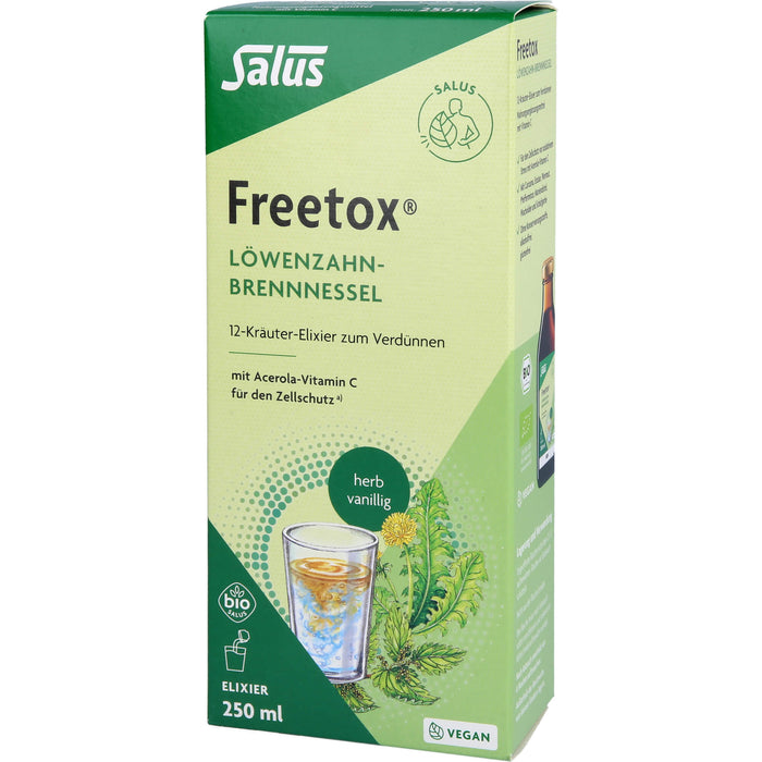 Salus Freetox Löwenzahn-Brennnessel Elixier, 250 ml Lösung