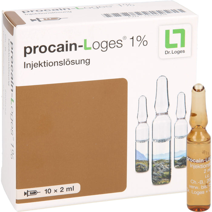 procain-Loges 1 % Injektionslösung, 10 pc Ampoules