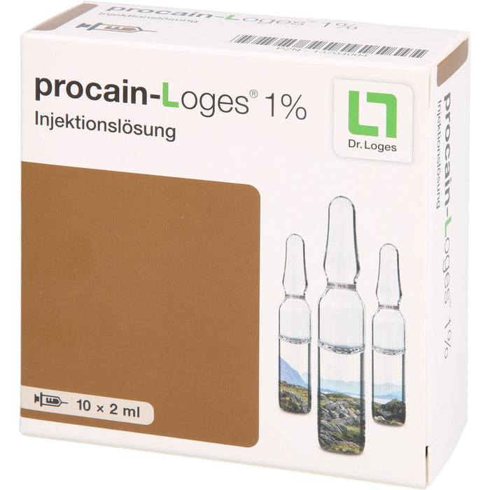 procain-Loges 1 % Injektionslösung, 10 pc Ampoules