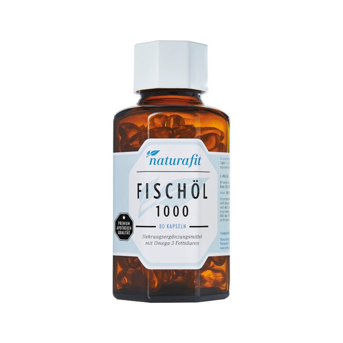 naturafit Fischöl 1000 Kapseln, 80 pc Capsules