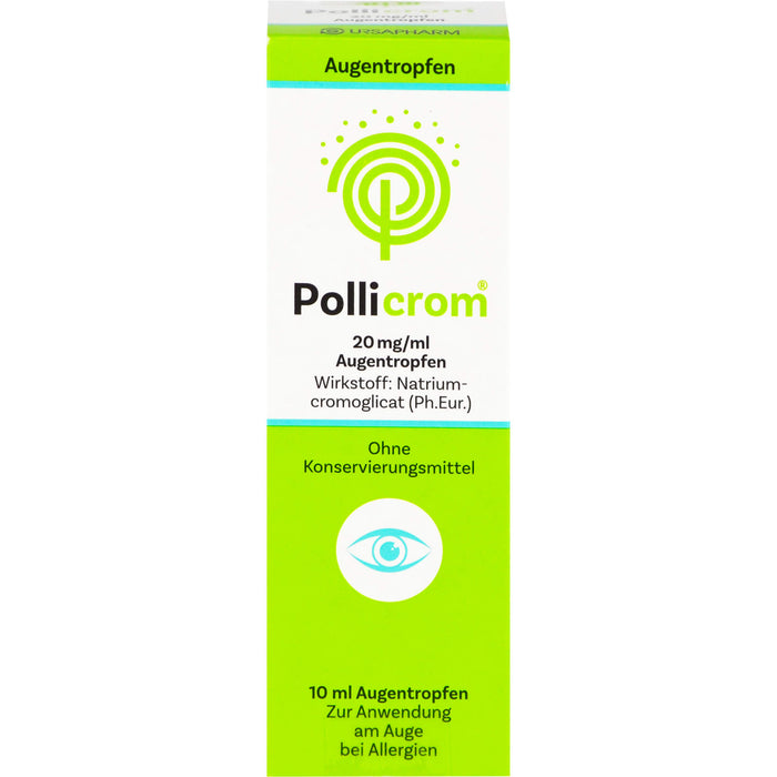 Pollicrom Augentropfen bei allergischer Bindehautentzündung, 10 ml Solution