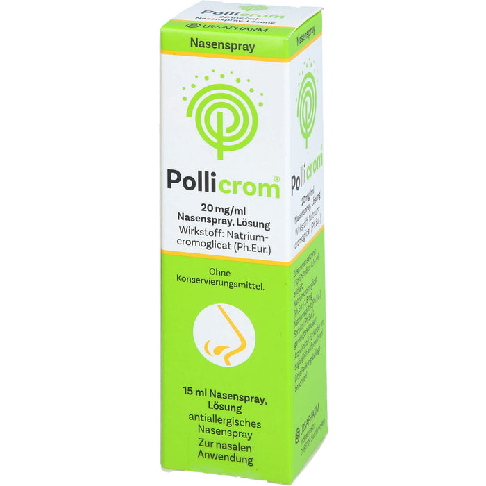 Pollicrom Nasenspray bei allergischem Schnupfen und Heuschnupfen, 15 ml Solution