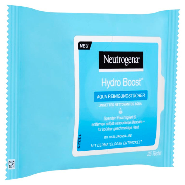 Neutrogena Hydro Boost Aqua Reinigungstücher, 25 pcs. Cloths