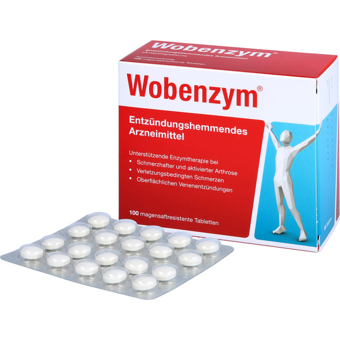 Wobenzym magensaftresistente Tabletten, 100 pcs. Tablets