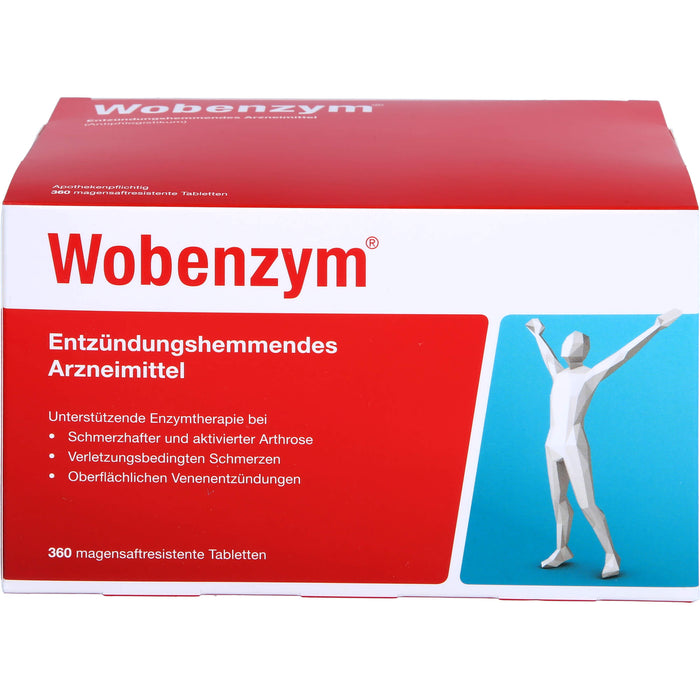 Wobenzym, magensaftresistente Tablette, 360 pc Tablettes