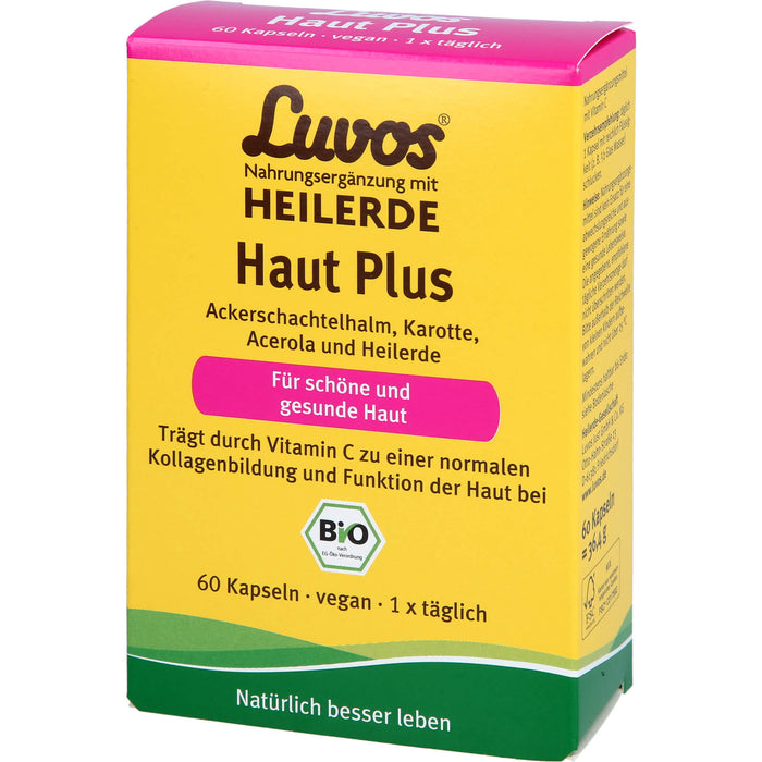 Luvos Heilerde BIO Haut Plus Kapseln für schöne und gesunde Haut, 60 pcs. Capsules