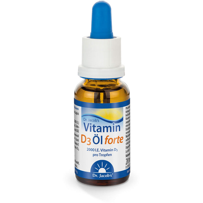 Dr. Jacob's Vitamin D3 Öl forte Tropfen, 20 ml Solution