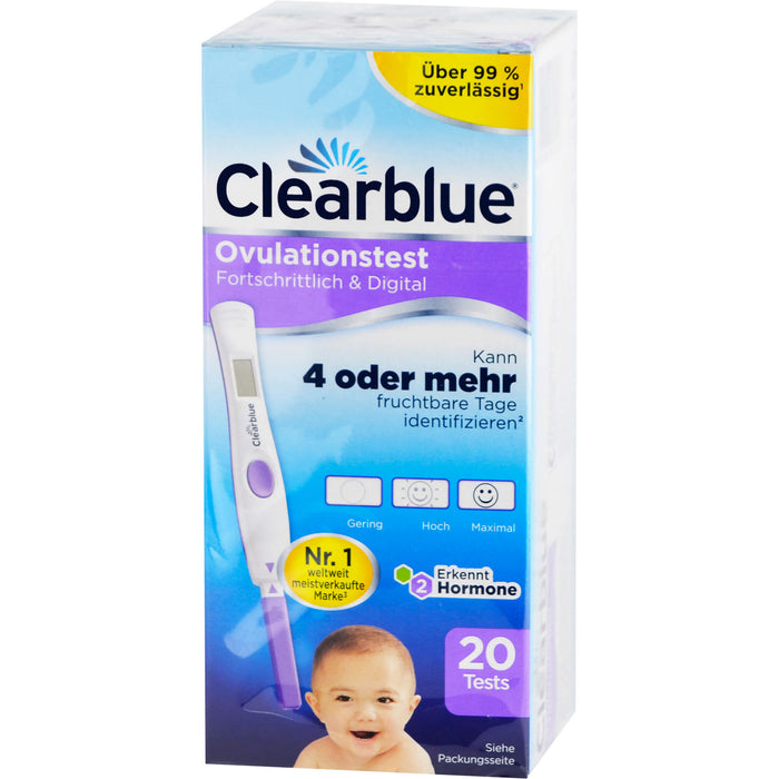 Clearblue Ovulationstest fortschrittlich & digital, 20 pc Test