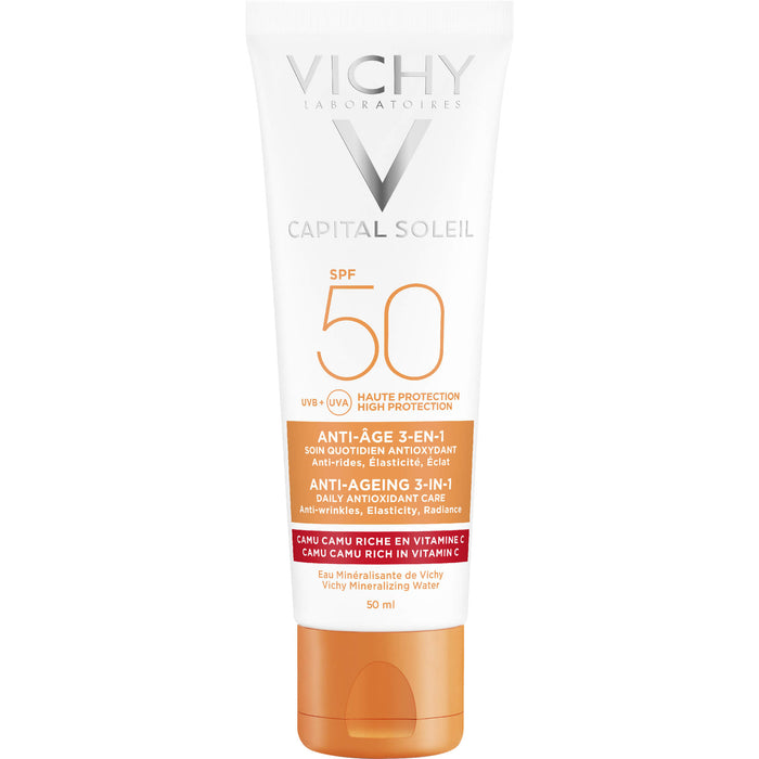 VICHY Idéal Soleil Capital LSF 50 3-in-1 Sonnenpflege, 50 ml Creme