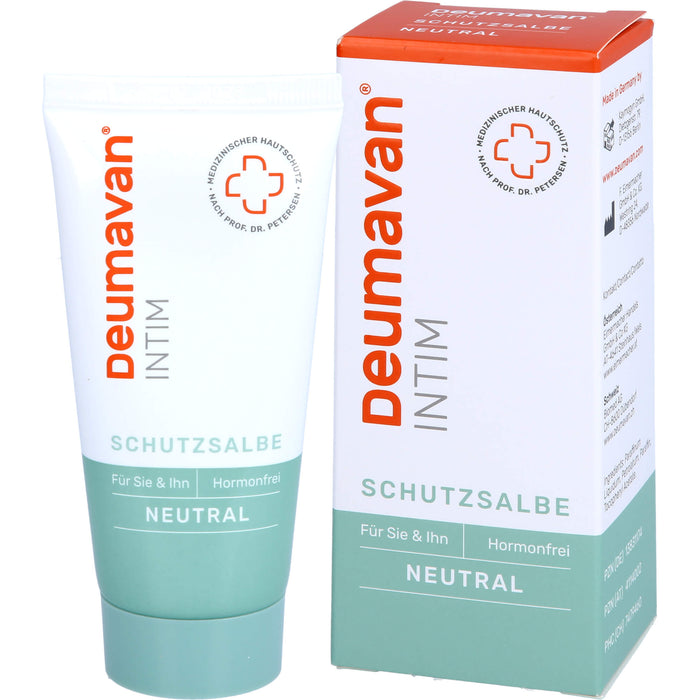 Deumavan Neutral Schutzsalbe er + sie zum täglichen Intimschutz, 50 ml Fettsalbe