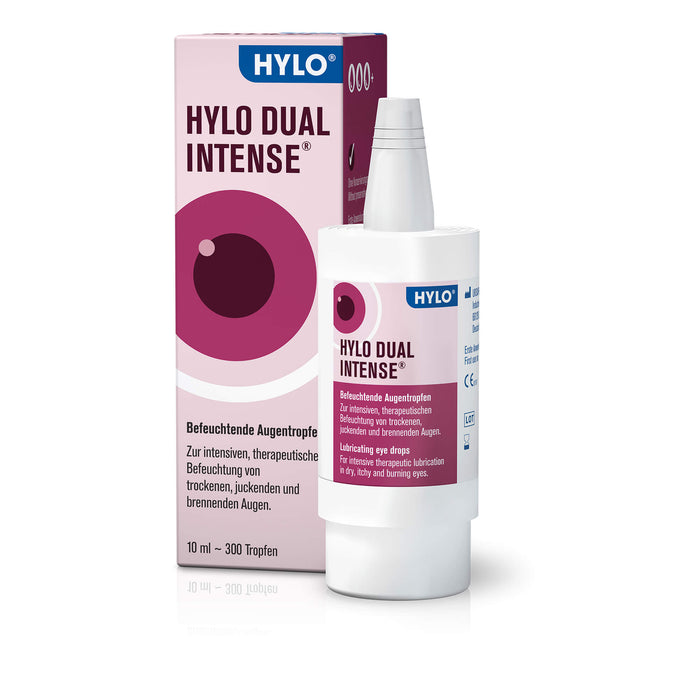 HYLO DUAL INTENSE, Augentropfen (ohne Konservierungsmittel), 10 ml Solution