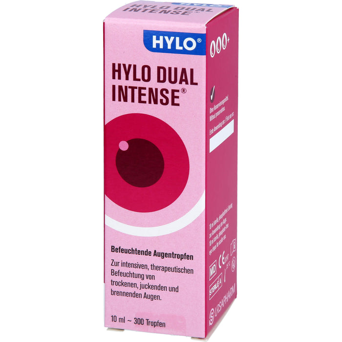 HYLO DUAL INTENSE, Augentropfen (ohne Konservierungsmittel), 10 ml Solution