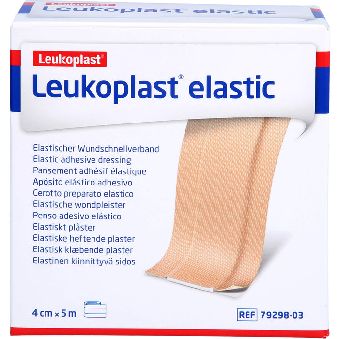 Leukoplast Elastic Pflaster 4 cm x 5 m Rolle, 1 St PFL