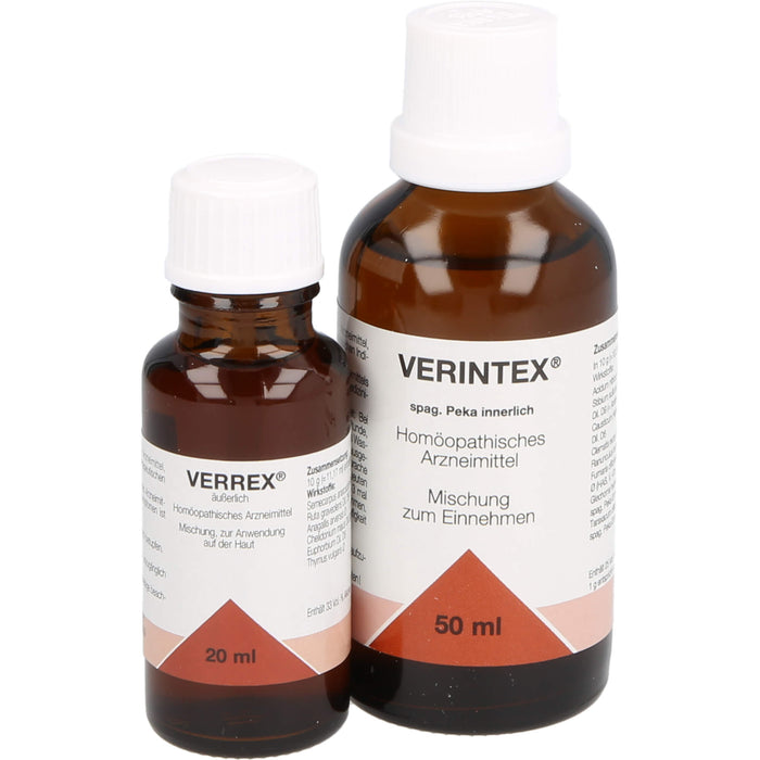 Verintex spag. Peka innerlich/Verrex äußerlich Kombipack., 1 P KPG