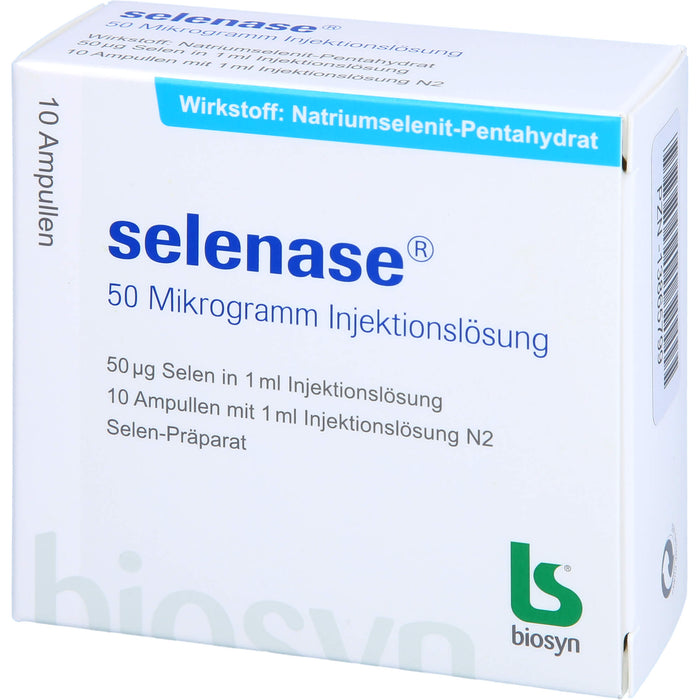 biosyn selenase 50 Mikrogramm Injektionslösung, 10 pcs. Ampoules