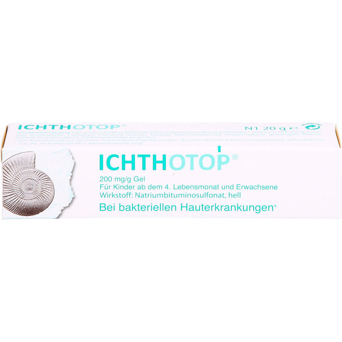 ICHTHOTOP 200 mg/g Gel bei bakteriellen Hauterkrankungen, 20 g Gel