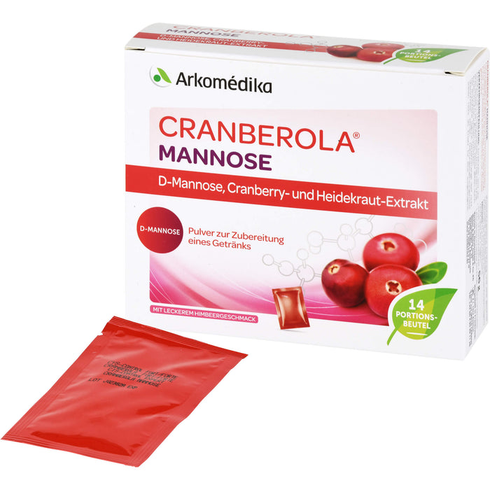 Arkomédika Cranberola Mannose Pulver, 14 pc Sachets