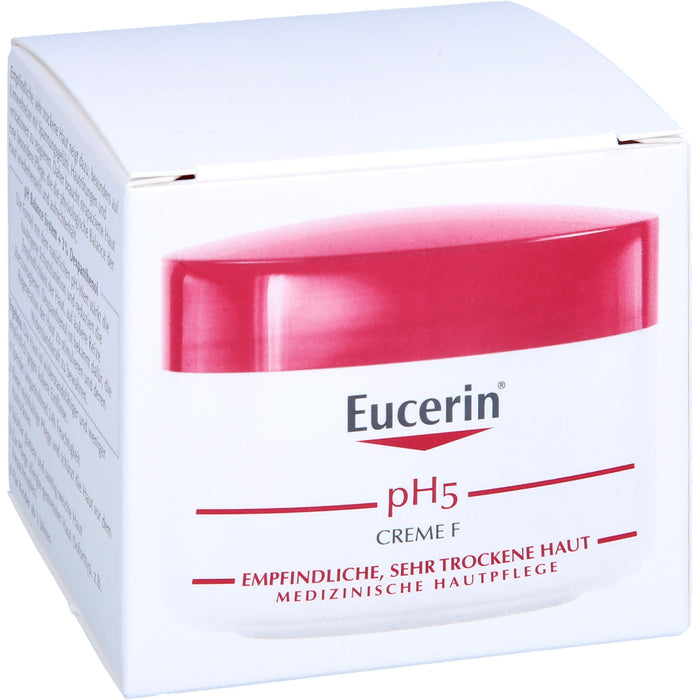 Eucerin pH5 Creme F Empfindliche Haut, 75 ml Crème