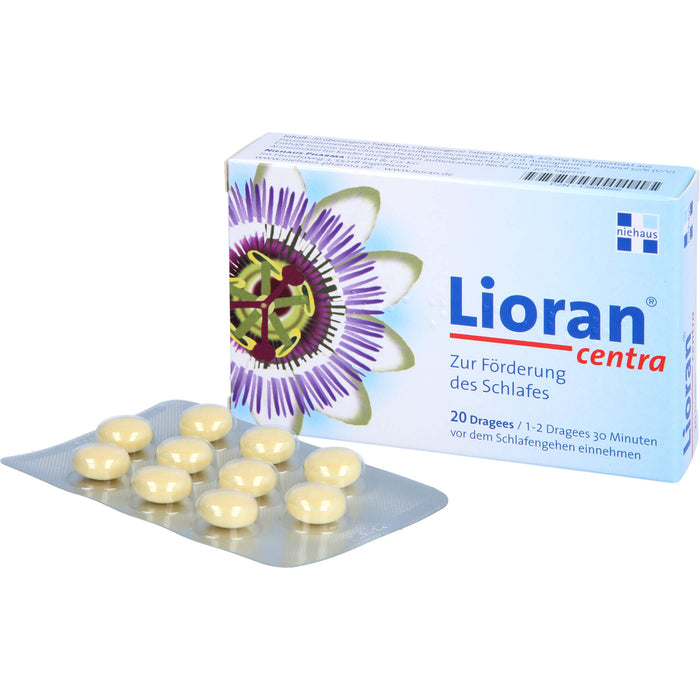 Lioran Centra Dragees zur Förderung des Schlafes, 20 pcs. Tablets