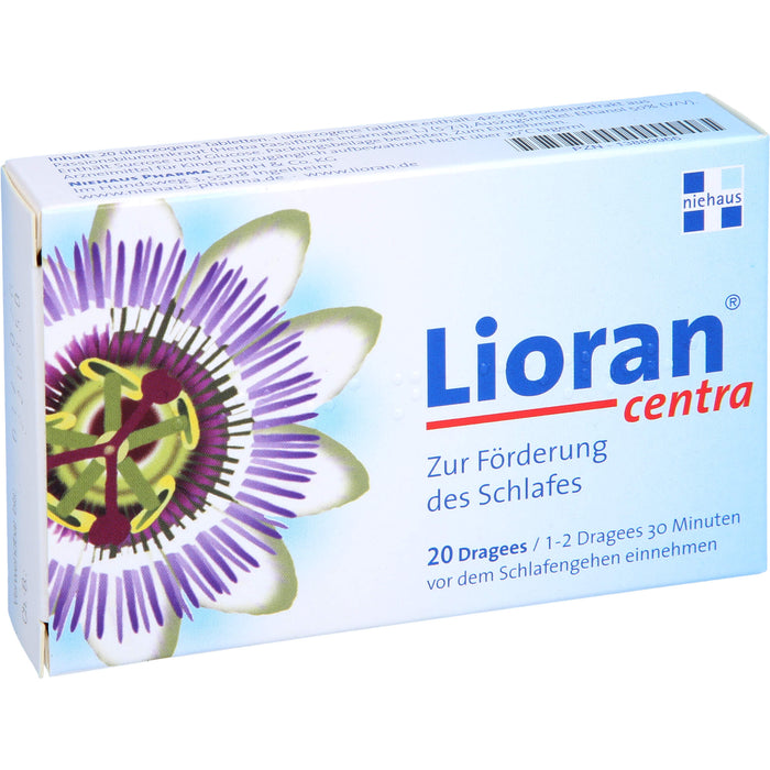 Lioran Centra Dragees zur Förderung des Schlafes, 20 pcs. Tablets