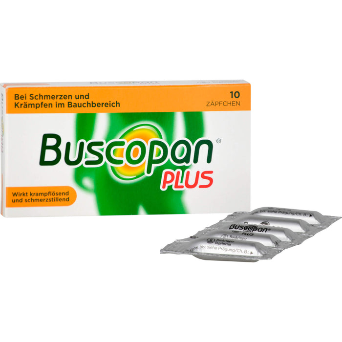 Buscopan plus Zäpfchen Reimport Kohlpharma, 10 pcs. Suppositories