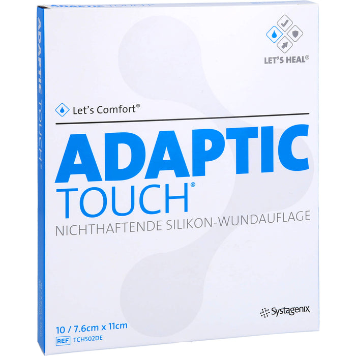 Adaptic Touch 7,6 x 11 cm nichthaftende Silikon-Wundauflage, 10 pc Gaze de plaie