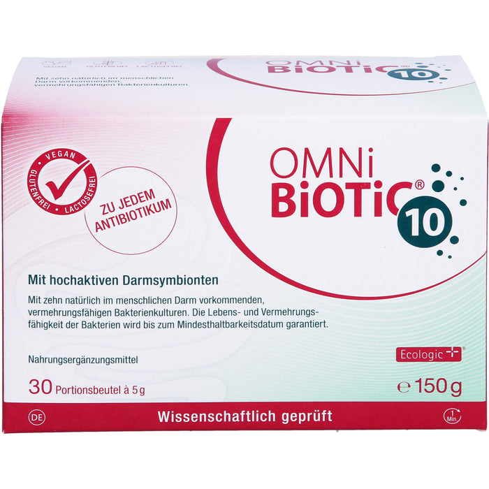 OMNi-BiOTiC 10 mit hochaktiven Darmsymbionten Portionsbeutel, 30 St. Beutel