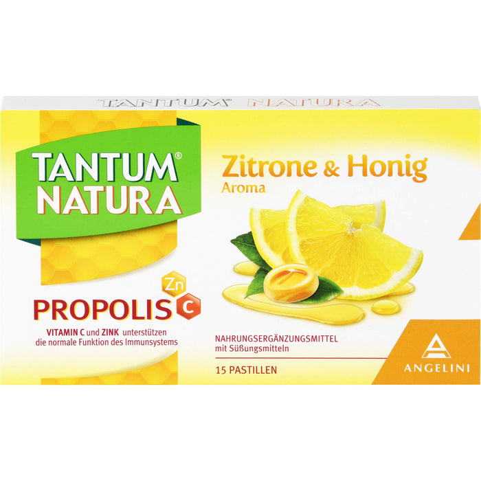 Tantum Natura Propolis mit Zitrone & Honig Aroma, 15 St LUP