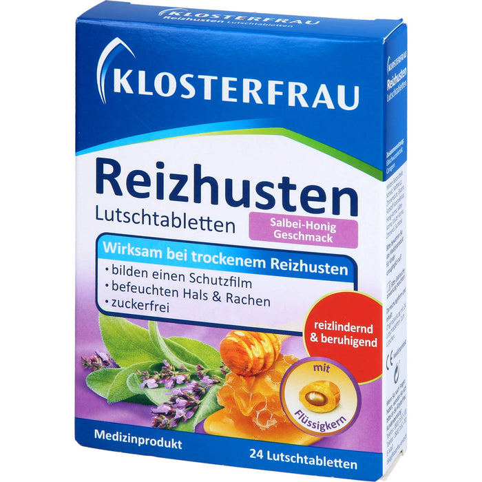 KLOSTERFRAU Reizhusten Lutschtabletten Salbei-Honig, 24 St. Tabletten