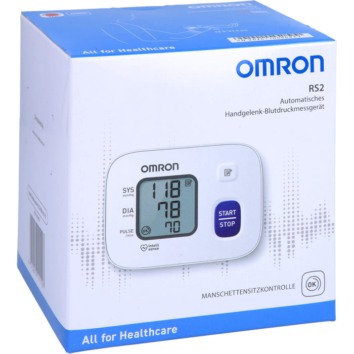 omron RS2 Automatisches Handgelenk-Blutdruckmessgerät, 1 pc Contrôle de la pression sanguine