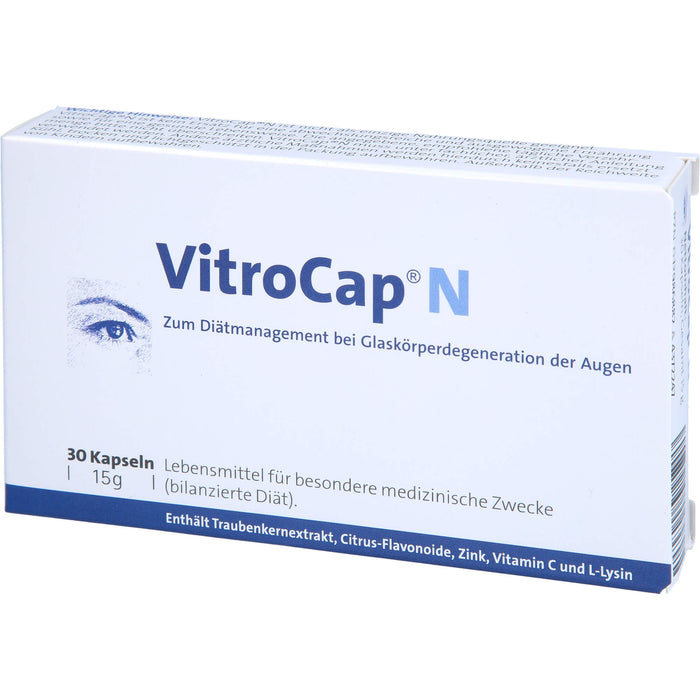 VitroCap N Kapseln bei Glaskörperdegeneration der Augen, 30 pcs. Capsules