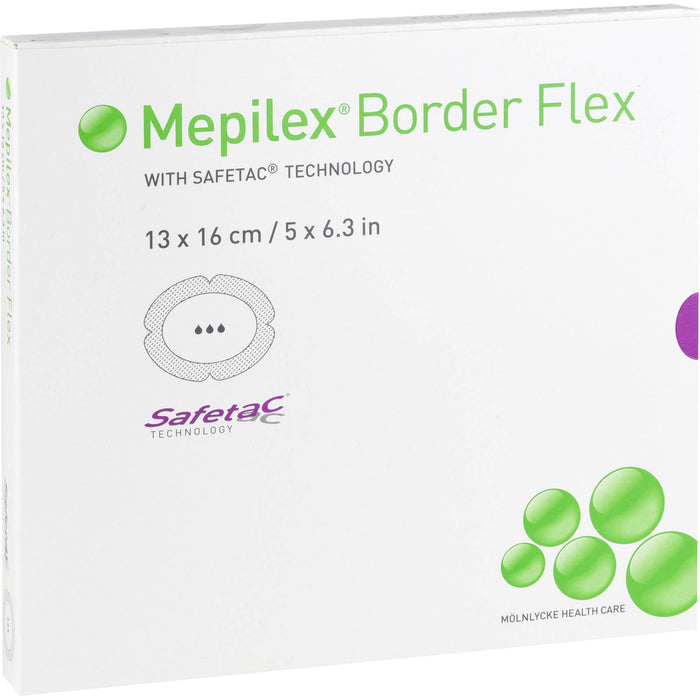 Mepilex Border Flex Schaumverb.haftend 13x16 cm, 5 St VER