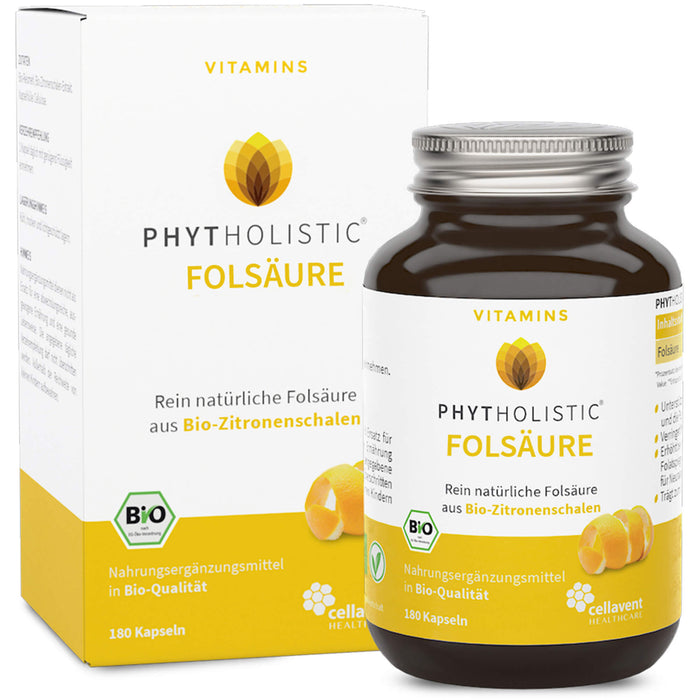 Phytholistic Folsäure Bio, 180 St KAP